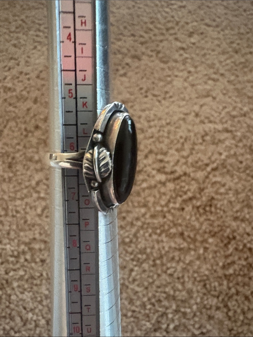 2 Black Onyx Style Silver Rings - Black, Unbranded (see all pictures) - Picture 6 of 9